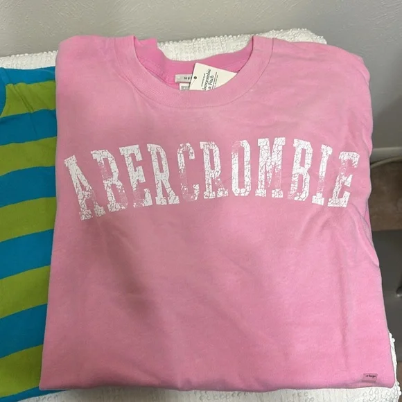 🦌 2 (two) men’s Abercrombie & Fitch tees XL brand new old stock - Picture 3 of 3